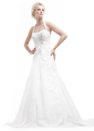 lucca bride brudekjole halterneck