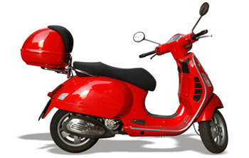rød vespa