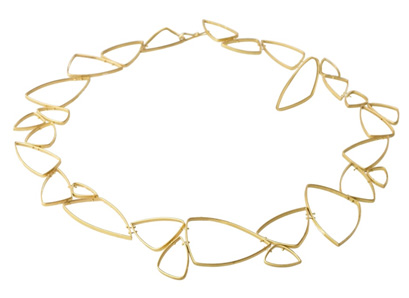 grønlandsk guldkæde collier udført i 18 karat grønlandsk guld