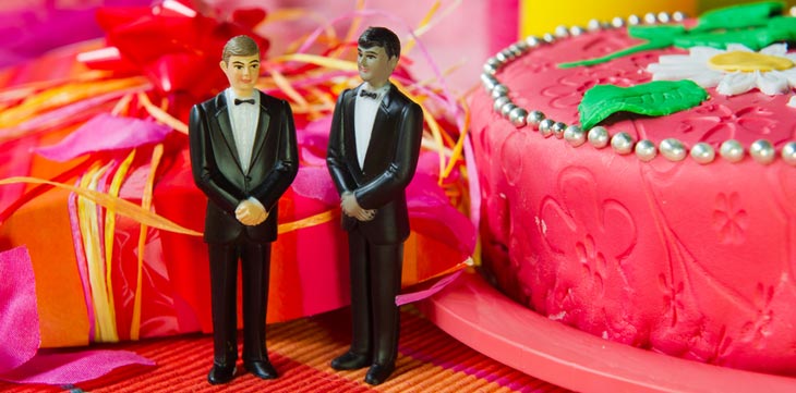 mandlige topfigurer homobryllup