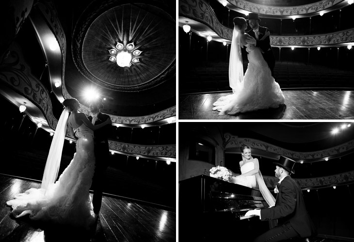 real wedding i viborg teater brudepar i viborg teater
