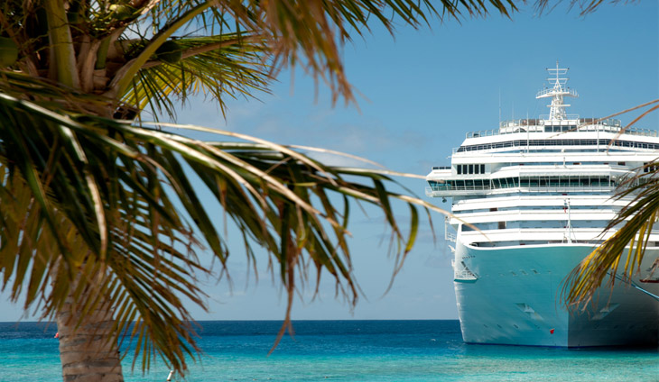 krydstogtskib i caribien