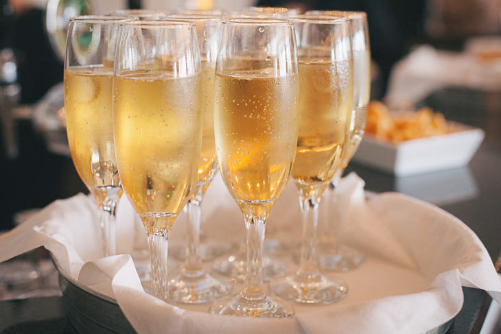 champagne glas