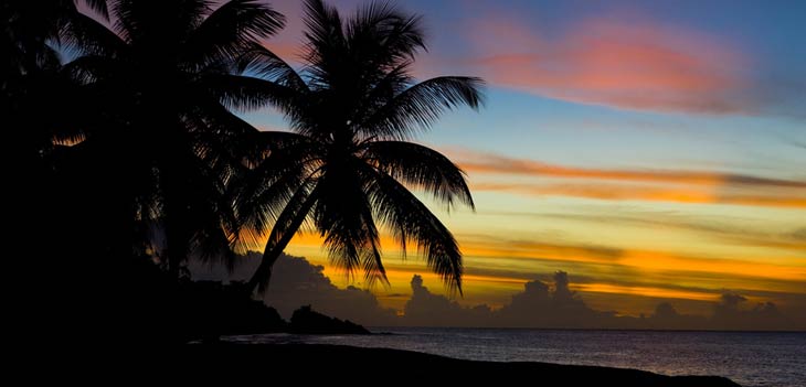 solnedgang tobago