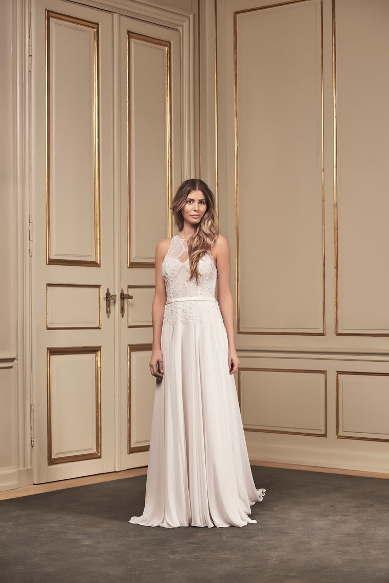 brudekjole med blonder