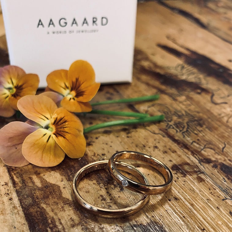 vielsesringe med klimavenlige diamanter