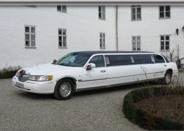 Hvid limousine