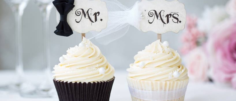 Topfigur til bryllupskage